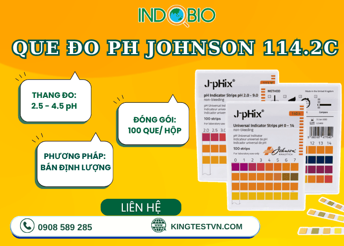 Vì sao nên chọn que đo pH nước Johnson 114.2C ?
